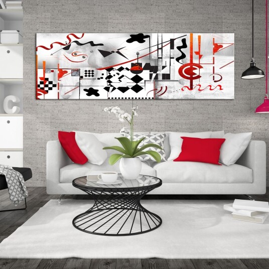 Tavle Maze 1 Part Narrow 150X50 Artgeist sp. z o. o.
