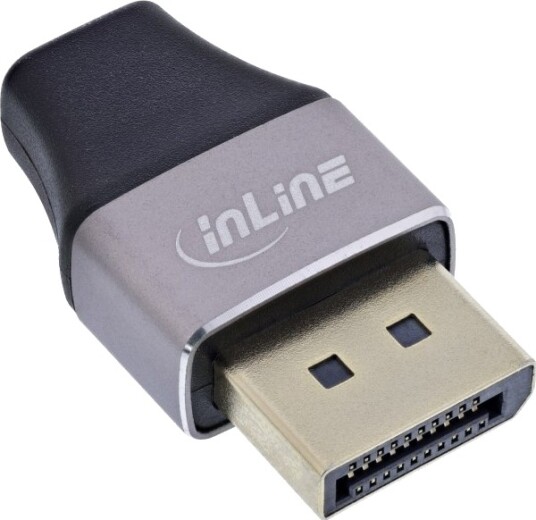 Inline 17291B Displayport Mini Displayport Svart Grå