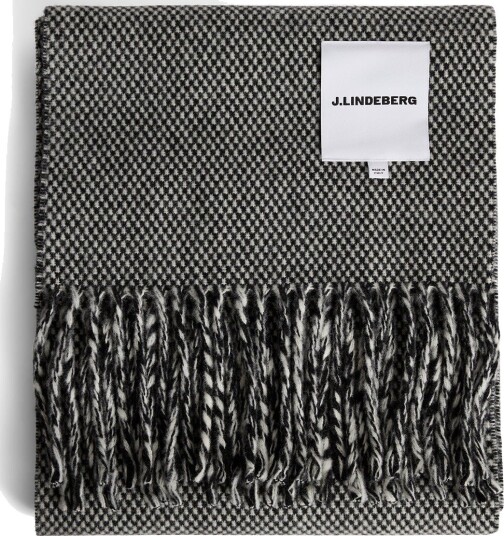 J.lindeberg Jared Scarf Black Melange