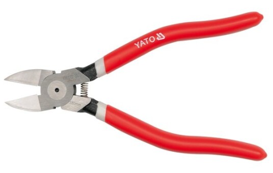Yato 180 mm Avbitertang med PVC-håndtak, Rød Yato 180 mm Avbitertang med PVC-håndtak, Rød