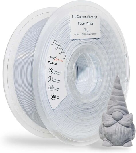 Polyalkemi Pla Pro Carbonfiber White