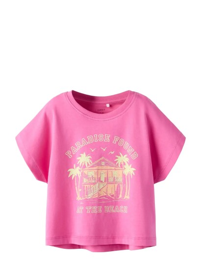 Name It Nkfvilma Capsl Crop Top F1 Noos Pink 134 140