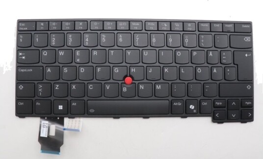Lenovo Erstatningstastatur TrackPoint Bakbelyst Svensk/Finsk 5N21M38185