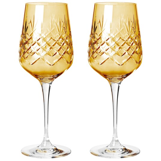Frederik Bagger Crispy Monsieur Rødvinsglass 2 stk, Citrine Frederik Bagger Crispy Monsieur Rødvinsglass 2 stk, Citrine
