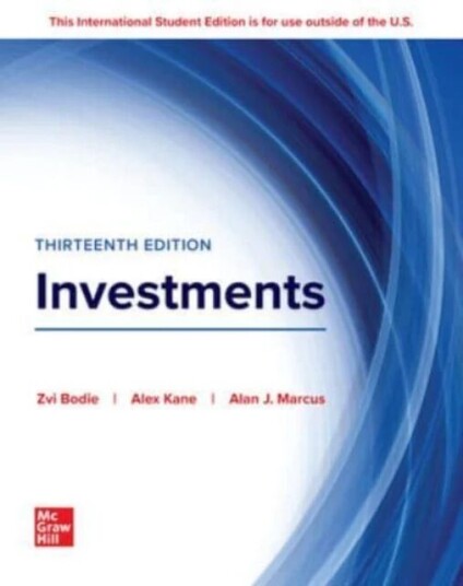 Investments Ise Av Zvi Bodie, Alex Kane, Alan Marcus