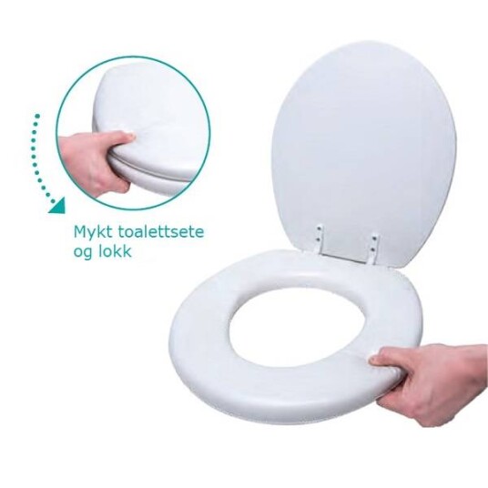 Sundo Homecare Myk Toalettsete Med Lokk Sundo Homecare Myk Toalettsete Med Lokk