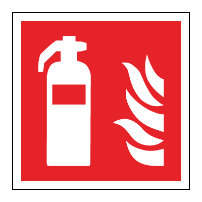 Jo Safety Brannslukker gulvskilt Gulvfolie med R13 laminat 130165
