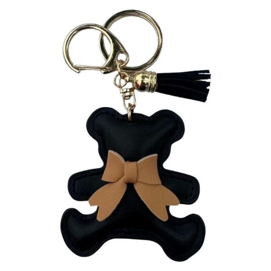 Sticky Bestie Teddy Bag Charm Black