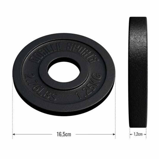 Gorilla Sports Viktskivor OLYMPIA 51mm