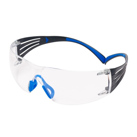 3m™ securefit™ 400 vernebriller blå/grå innfatning skum scotchgard™ antidugg-/ripebestandig belegg  k&n  klar linse sf401sgaf-blu-f-eu 20 per eske