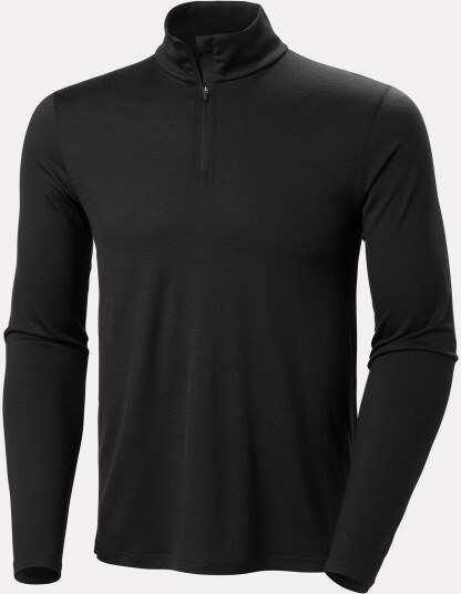 Helly Hansen Men’s HH Merino Half zip base Layer Svart L