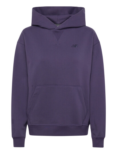 New Balance Athletics French Terry Hoodie   Purple   M