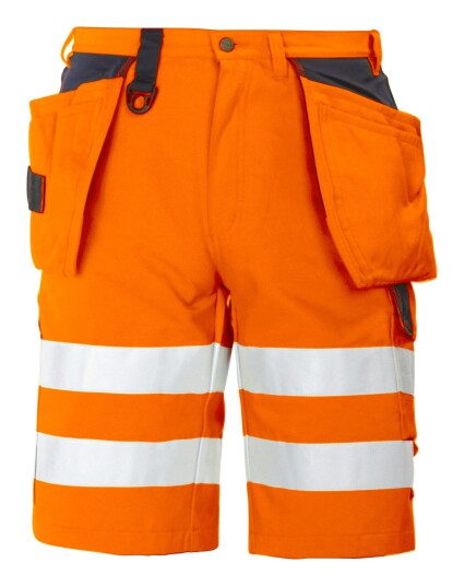 ProJob 6503 Shorts En Iso 20471 Kl 2/1 Orange/Black C52
