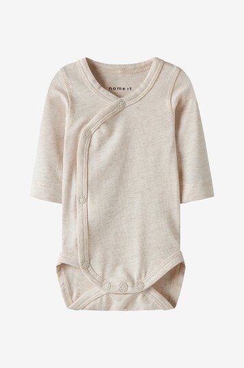 Name It baby   Bodyer nbnWinnie LS Wrap Body   Beige
