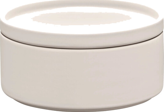 blomus Pilar oppbevaringskrukke med lokk Moonbeam Ø15,5x7,5 cm blomus Pilar oppbevaringskrukke med lokk Moonbeam Ø15,5x7,5 cm