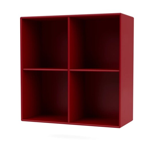 Montana SHOW hylle 69,6x69,6 cm, opphengsskinne 165 Beetrot