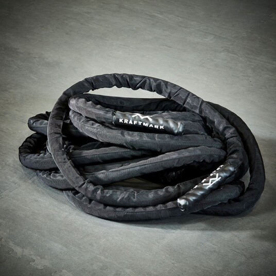 Kraftmark Treningstau - Battlerope Cordura Svart Kraftmark Treningstau - Battlerope Cordura Svart