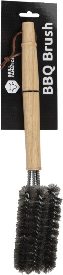 BBQ Brush 3 heads 42 cm Børstehoder i rustfritt stål