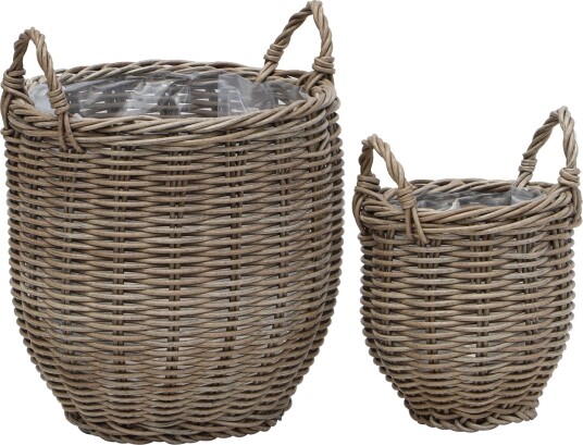 EGG Plantekurv 4 stk 2-set - Grå