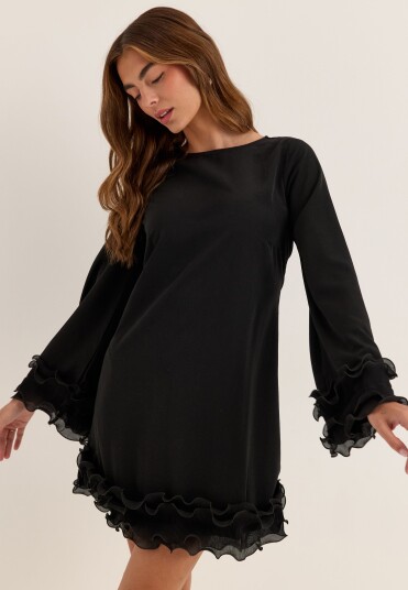 Bubbleroom A line Flounce Dress