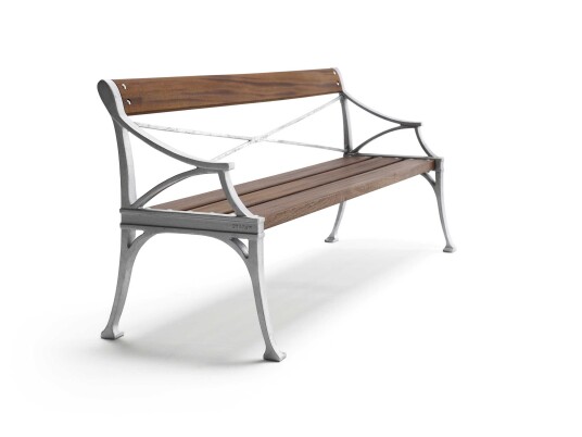 Byarums bruk Lessebo sofa Natur/oljet mahogni 200 cm Natur