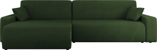 Barile Sofa med Divan 3 seter Grønn