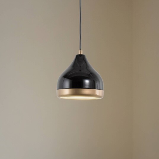 Pendellampe Yildo Opviq dimbar Sort Stue / spisestue Metall Moderne