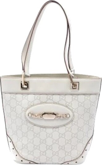 Gucci Vintage Dame Pre owned Hvit ONE SIZE, Gucci Vintage Dame Pre owned Hvit ONE SIZE,