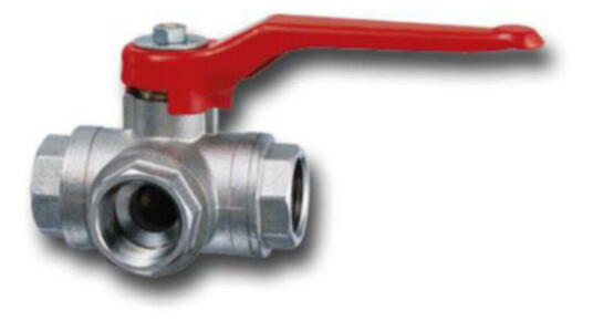 Cimberio CIM 21T Kuleventil 3 Veis med T port 1 1/4"