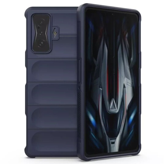 INCOVER Xiaomi Poco F4 GT Fleksibelt Plastdeksel - Mørke Blå