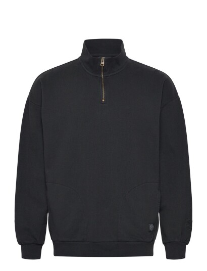Rip Curl Premium Surf Qtr Zip Crew Black XL