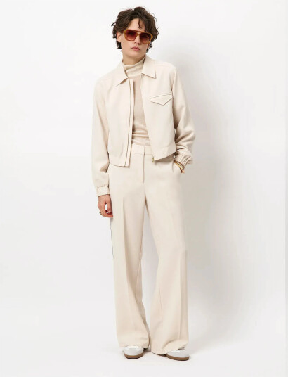 Dante6 Dante6-Hush Taped Tailored Pants - Cream - 34 Dante6 Dante6-Hush Taped Tailored Pants - Cream - 34
