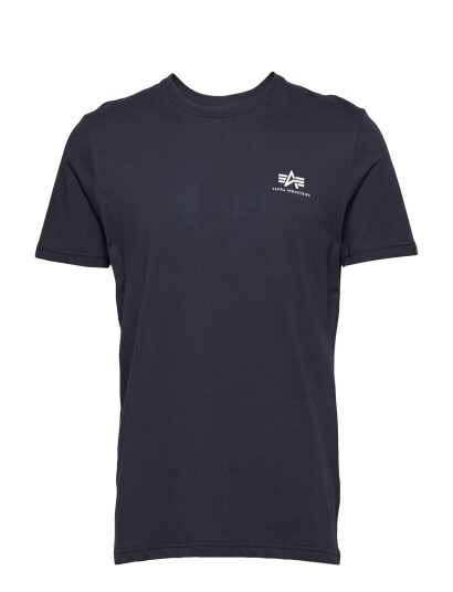 Alpha Industries Basic T-Shirt Sl - Navy - M