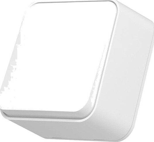 Videx 1 kanals påveggsbryter   68x68mm IP20 hvit