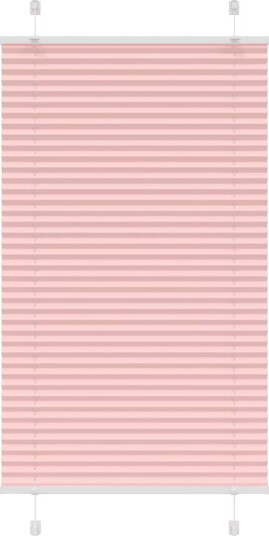 plisségardin Rosa 80x100 cm Stoff Bredde 79,4 Polyester