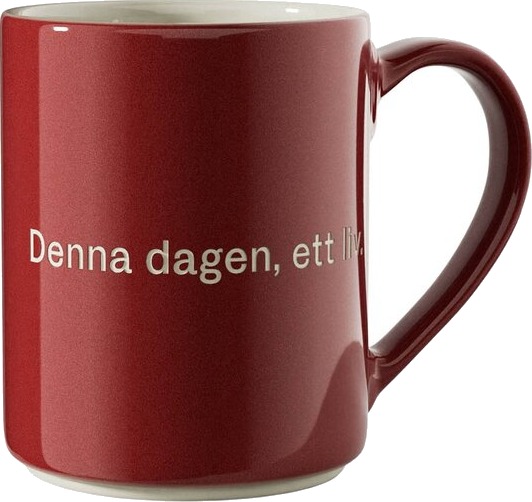 Design House Stockholm   Astrid Lingren krus 35 cl Denna dagen ett liv