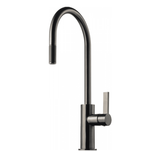 Tapwell Arm185 Kjokkenbatteri Brushed Black Chrome