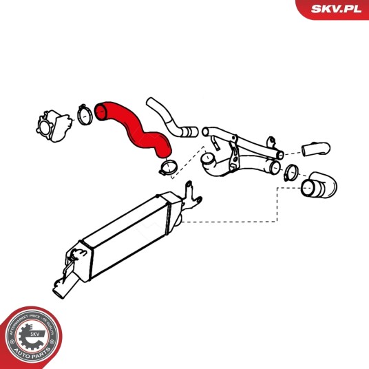 Ladeluftslange ESEN SKV 24SKV966