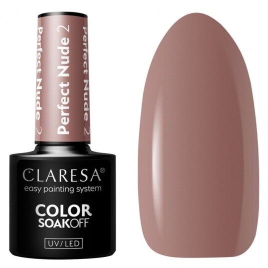 Claresa Nail Polish Hybrid Soak Off Perfect Nude 02 5ml