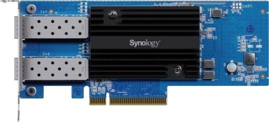 Synology E25G30-F2 - 2x25GbE SFP28 nettverksmodul PCIe 3.0 x8 Synology E25G30-F2 - 2x25GbE SFP28 nettverksmodul PCIe 3.0 x8
