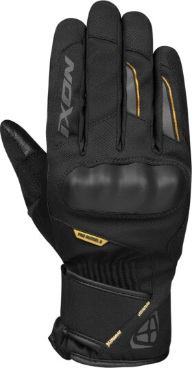MC-Hansker IXON Pro Russel 2 L Svart /Gul lM