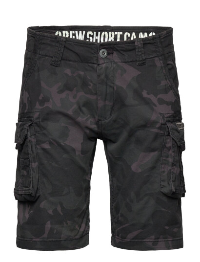 Alpha Industries Crew Short Camo - Black - 33 Alpha Industries Crew Short Camo - Black - 33