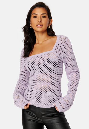 BUBBLEROOM Varley crochet top Lilac S