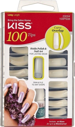 KISS 100 Nails Curve Overlap 100pcs KISS 100 Nails Curve Overlap 100pcs