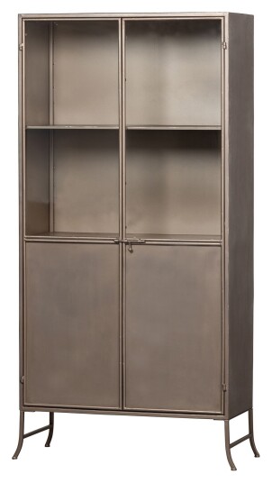 Bepurehome Fossil Vitrineskap 180x95 - Champagne Unoliving 1710645-05-0 1709651-01-0