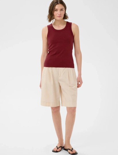 Part Two Bessypw Top Burgundy XS