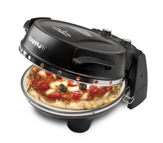 G3 Ferrari Plus EVO Elektrisk Pizzaovn 1200W Sort 31 cm med Stein