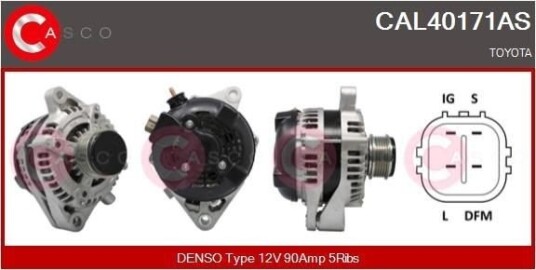 CASCO CAL40171AS Dynamo CASCO CAL40171AS Dynamo