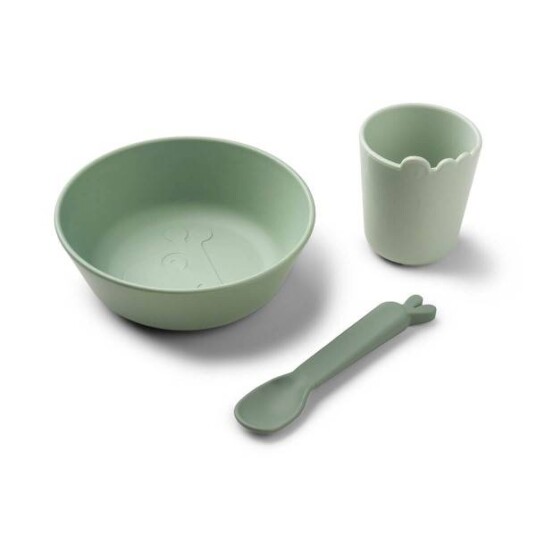 Done By Deer Kiddish First Meal Set Grønn Done By Deer Kiddish First Meal Set Grønn