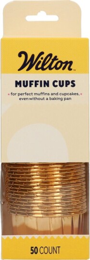 Wilton Muffinsformer Nut Cups Metallic Gull